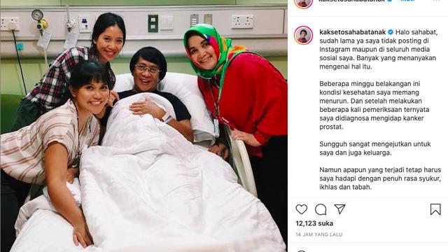 Idap Kanker Prostat, Kak Seto Jalani Operasi Pagi Ini