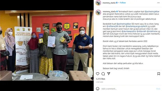 Virgoun dan Istrinya Inara Rusli menyambangi Polres Metro Jakarta Barat untuk menyelesaikan masalahnya dengan ART dan Kekasihnya