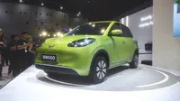 Mobil Listrik Wuling Binggo Pamer Diri di PEVS 2023 (Arief/Liputan6.com)