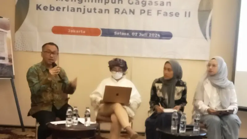 Dengan menghadirkan Badan Nasional Penanggulangan Terorisme (BNPT), Setara Institute menggelar diskusi bertajuk, "Menghimpun Gagasan Keberlanjutan Rencana Aksi Nasional Pencegahan Ekstremisme Fase II" di Jakarta, Selasa (2/7/2024) (Istimewa)