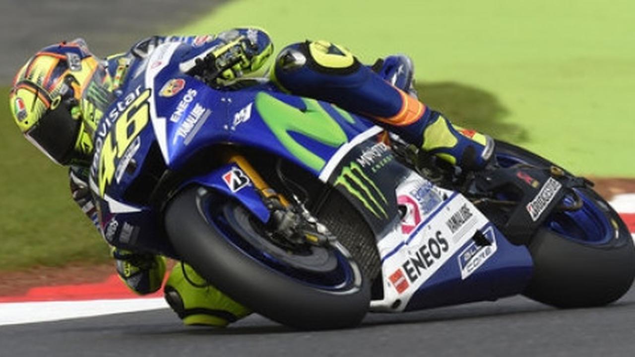 Rossi tercepat di sesi pemanasan MotoGP Inggris
