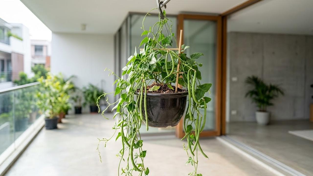 Kacang Panjang Mini Gantung
