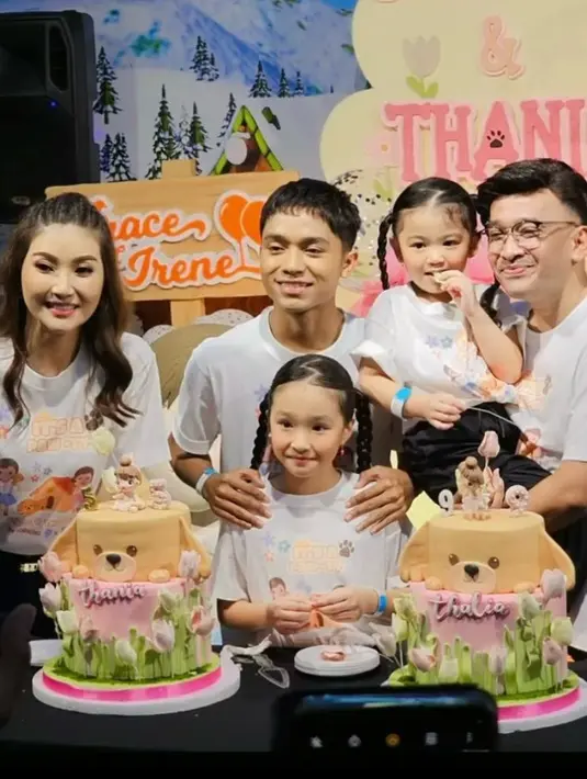 <p>Thalia dan Thania diketahui berulang tahun pada 5 Juni dengan perbedaan usia keduanya 4 tahun, yakni Thalia 9 tahun dan Thania 5 tahun. [@ruben_onsu]</p>