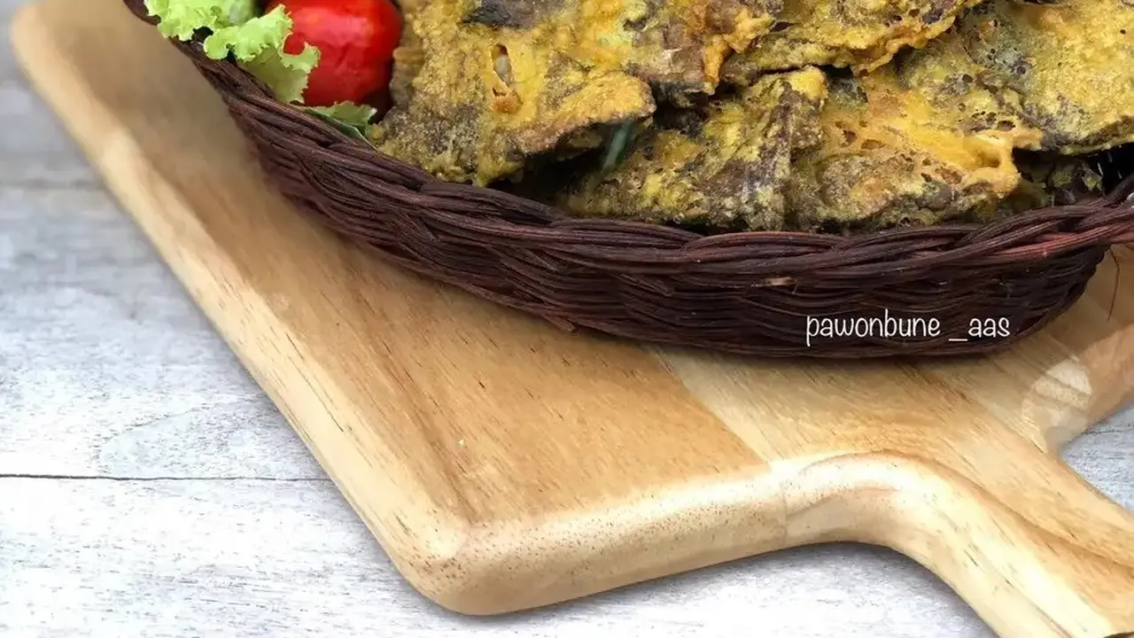 Paru sapi goreng