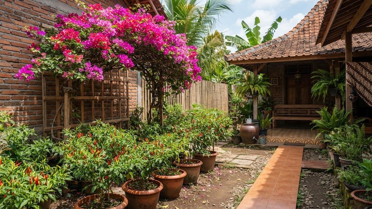 Kombinasi Tanaman Hias dan Tanaman Pangan untuk Halaman Rumah