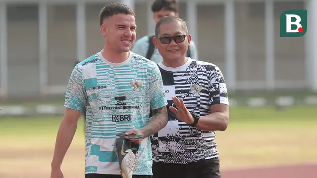 Calvin Verdonk - Latihan Timnas Indonesia