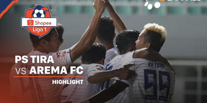 VIDEO: Highlights Shopee Liga 1 2020, Tira Persikabo Vs Arema FC 0-2