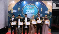 Tiga dai yang mengabdi di wilayah 3T (tertinggal, terdepan, dan terluar) menerima penghargaan dari Kementerian Agama (Kemenag) dalam ajang Anugerah Syiar Ramadan (ASR) 2025 di Auditorium H.M. Rasjidi, Kantor Kemenag RI, Jakarta, Jumat (23/5/2025). (Tim News).