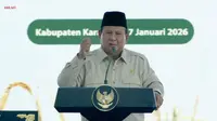 Prabowo Ingin Anak Petani Jadi Insinyur hingga Menteri