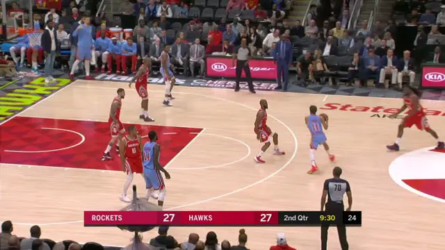 Cuplikan Pertandingan NBA : Rockets 121 vs Hawks 105