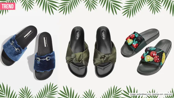 [Bintang] Slide sandals