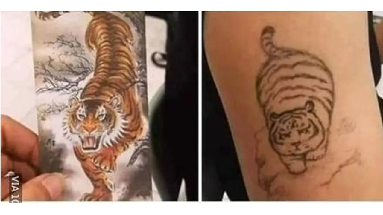 6 Tato Bentuk Macan Ini Malah Bikin Orang Gagal Garang