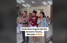 Momen Hangat Istri Kapolri Bertemu dengan Fabiola Umaida, Sikap Sang Taruni jadi Sorotan