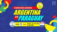 Argentina vs Paraguay (liputan6.com/Abdillah)