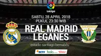 La Liga Real Madrid Vs Leganes (Bola.com/Adreanus Titus)