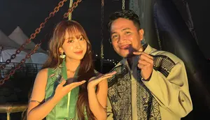 Ridwan LIDA Pamer Foto Bareng Dita Karang di Korea, Sebut Biduan Indosiar Ketemu Biduan Korea