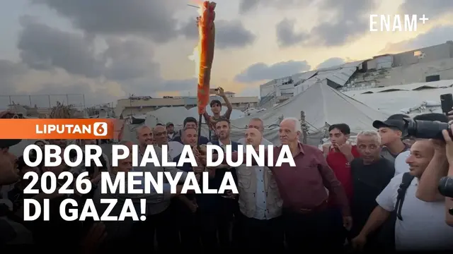 Dari Kamp Pengungsian, Gaza Hidupkan Semangat Piala Dunia