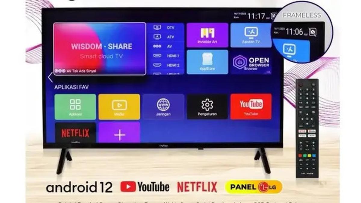 10 Pilihan TV Android Rp 1 Jutaan untuk Ruangan Kecil dengan Nuansa Minimalis