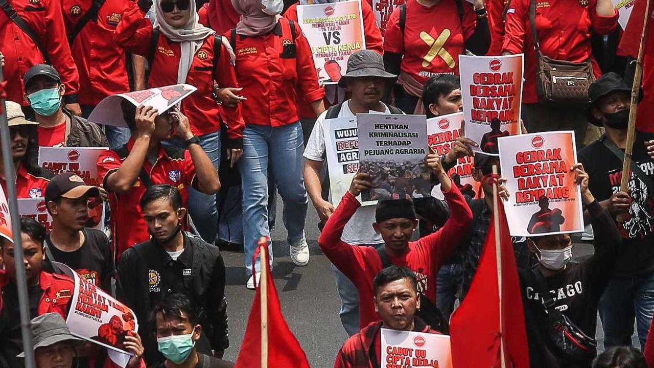 Kabid Humas Polda Metro Jaya Kombes Trunoyudo Wisnu Andiko mengatakan telah menerjunkan sebanyak 6.520 personel gabungan untuk mengamankan aksi demo tersebut.<br>