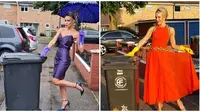Wanita Ini Kenakan Gaun Mewah saat Buang Sampah, Alasannya Bikin Haru