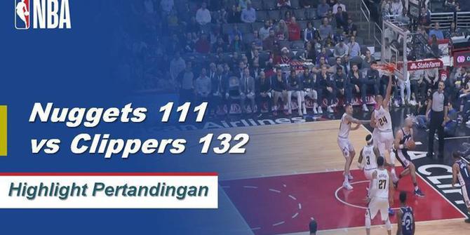 Cuplikan Hasil Pertandingan NBA : Nuggets 111 vs Clippers 132