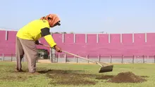 Stadion Brawijaya sedang dalam proses renovasi. (Bola.com/Gatot Sumitro)