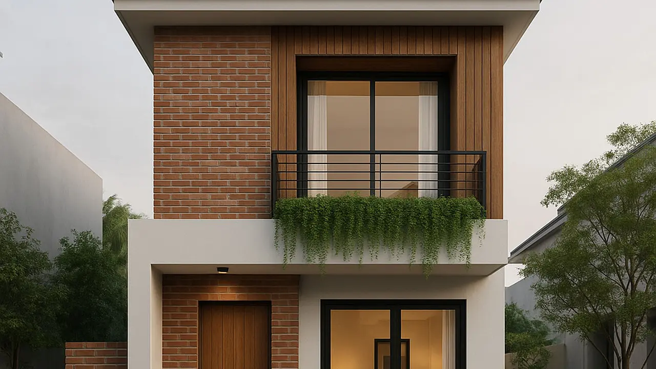 7 Model Tampak Depan Rumah Minimalis 2 Lantai Lebar 6 Meter, Elegan dan Fungsional
