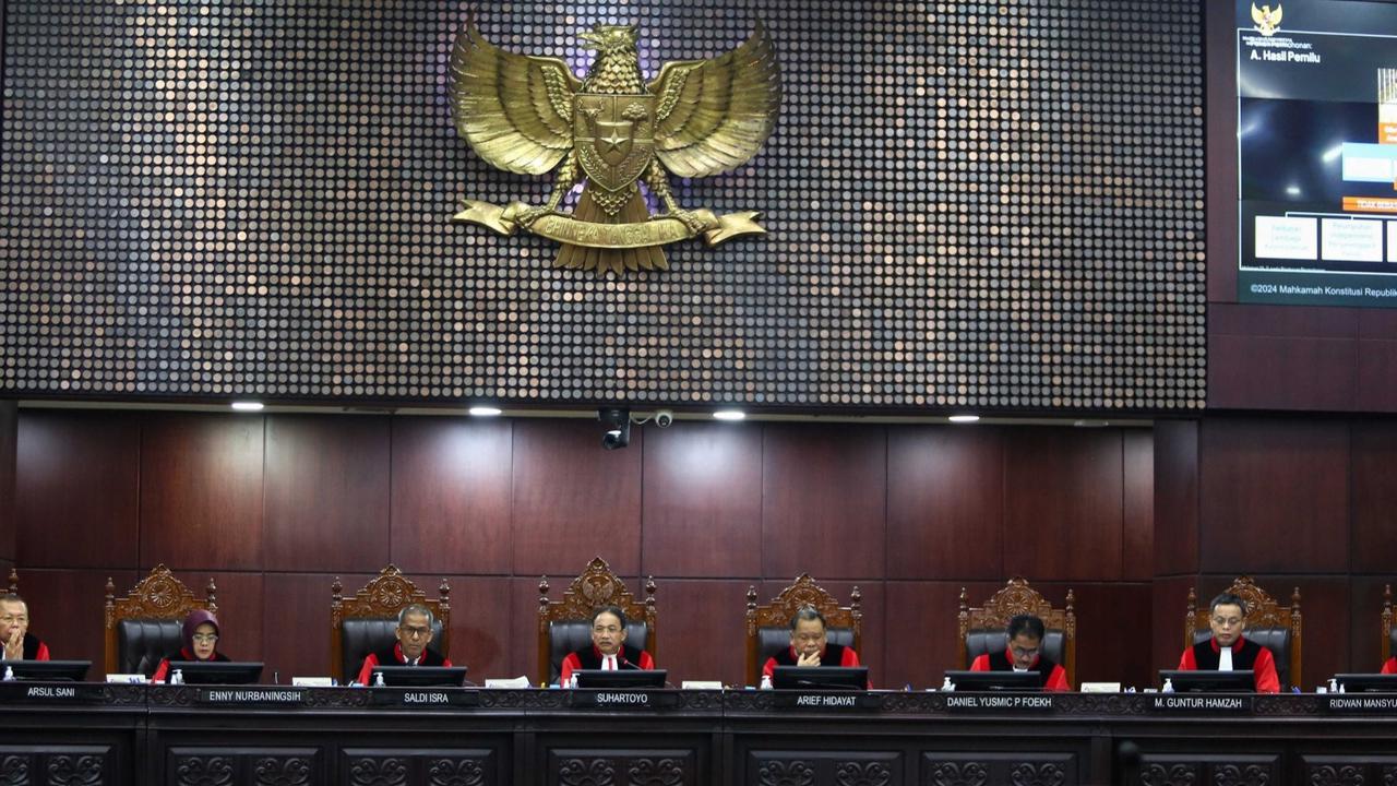 MK Mulai Sidangkan Sengketa Pilkada 2024 Hari Ini, Anwar Usman Absen Karena Sakit