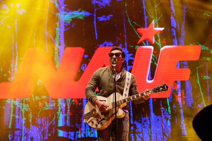 Penampilan Naif pada perhelatan Markas 2018 di Bintaro XChange Mall, pada 29 April. (Humas Markas 2018)