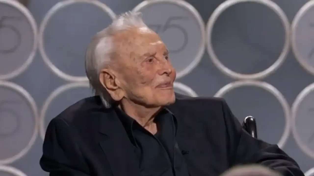 Kirk Douglas di Golden Globes 2018
