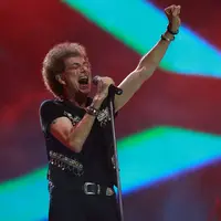 God Bless semarakkan Jakarta Fair 2015. (Foto: Deki Prayoga/Bintang.com)