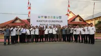 Kelompok Kerja (Pokja) II Satuan Tugas (Satgas) Pengawalan Daerah Otonom Baru (DOB) saat berada di lokasi calon Kantor Gubernur Papua Tengah, Rabu (7/9/2022).