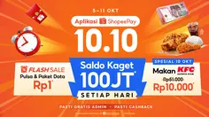 Jangan Lewatkan Promo 10.10, Makan KFC Cuma Rp10 Ribu via Aplikasi ShopeePay