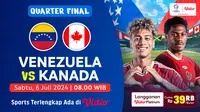 Venezuela vs Kanada, Perempat Final Copa America 2024. (Sumber: Dok. Vidio.com)