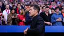 Simeone sejauh ini telah menyabet gelar bersama Ateltico Madrid termasuk dua trofi Liga Europa pada musim 2011/2012 dan 2017/2018 serta dua gelar Liga Spanyol pada musim 2013/2014 dan 2020/2021. (AP Photo/Manu Fernandez)