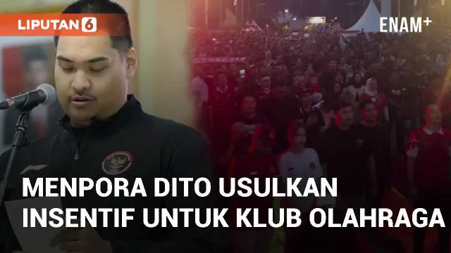 VIDEO: Menpora Dito Usulkan Insentif Untuk Klub Olahraga