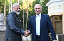 FOTO: Potret Kemesraan Vladimir Putin dan PM India yang Bikin Amerika Serikat 'Ketar-ketir