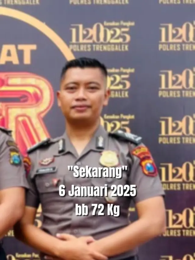 Diet Polisi Gendut di Trenggalek