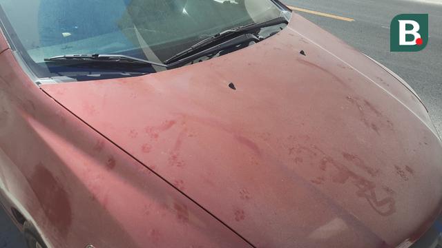 Mobil Kotor di Jalanan Qatar