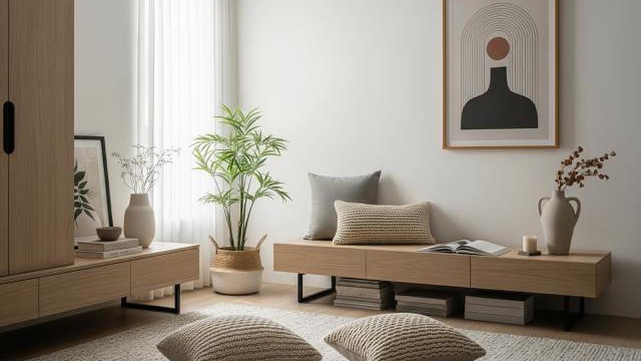 Minimalkan Dekorasi dan Kekacauan/Inspirasi Desain Ruang Tamu Luas di Rumah Kecil (Sumber: gemini.com)
