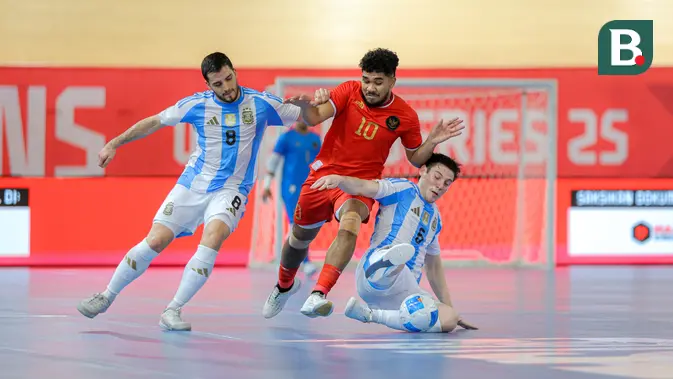 Singa Futsal Indonesia Berjuang Gigih, Tapi Takluk 2-4 dari Raksasa Argentina