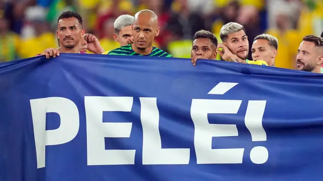 Neymar Cs Bentangkan Spanduk Pele Usai Depak Korea Selatan dari Piala Dunia 2022