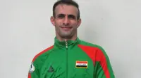 Atlet anggar Irak di Asian Para Games 2018, Ammar Hadi Ali, merupakan korban perang yang pernah berkecamuk di negaranya. (dok. Inapgoc)