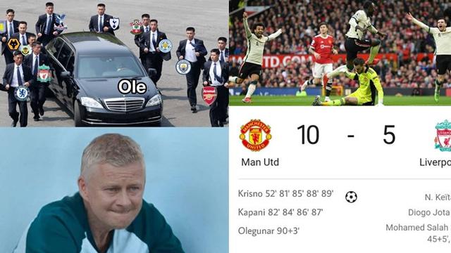 6 Meme Liverpool Bantai Manchester United Ini Kocak, Fans MU Jangan Lihat