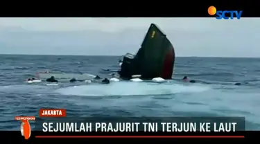 Dalam video amatir yang beredar, bagian belakang kapal perlahan karam sementara beberapa prajurit masih berada di bagian depan kapal atau buritan.
