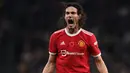 Manchester United menyetujui kontrak lima tahun dengan raksasa teknologi TeamViewer sebagai sponsor utama pada awal musim 2021/22. Kesepakatan itu bernilai 325 juta dolar, yang merupakan kesepakatan jersey terbesar di Liga Inggris berdasarkan pendapatan per tahun. (AFP/Glyn Kirk)
