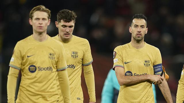 Ekspresi Pemain Barcelona Usai Kalah dari Manchester United