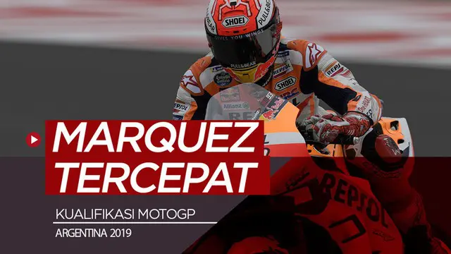 VIDEO: Marc Marquez Tercepat, Valentino Rossi Keempat di Argentina