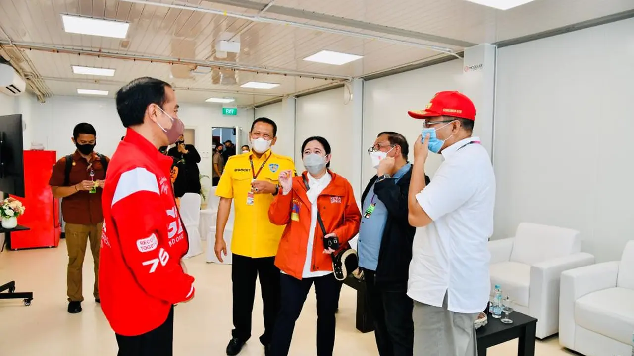 Jokowi Nonton Langsung MotoGP di Sirkuit Mandalika