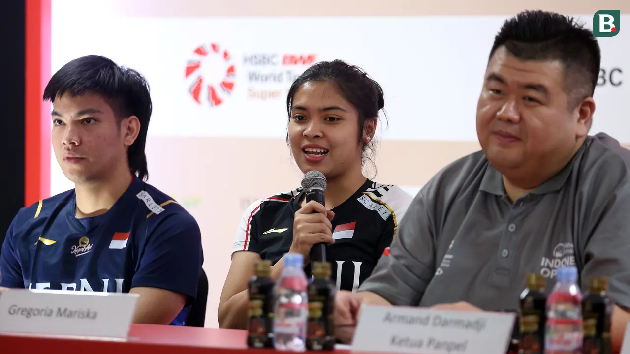Konferensi pers Indonesia Open 2023